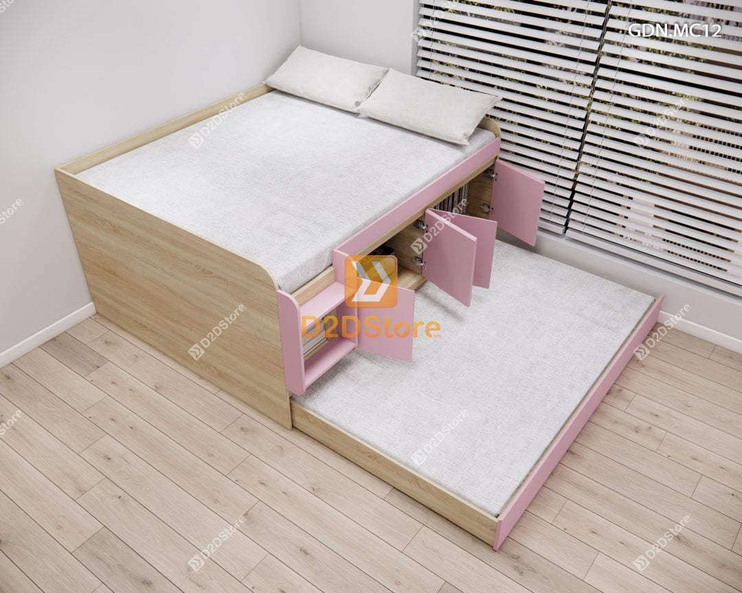  Giường kéo 2 tầng mẹ bồng con GDN.MC12 