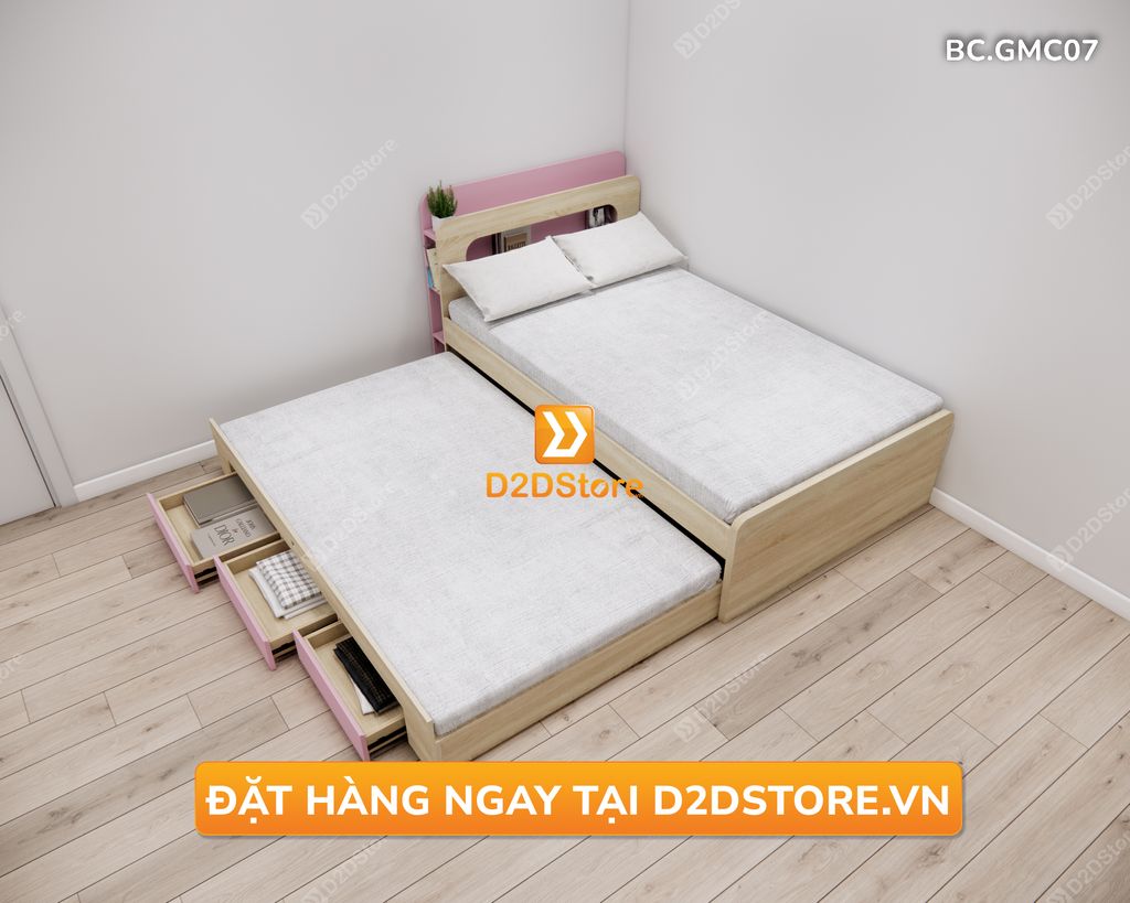 Giường mẹ bồng con thông minh nhiều kích thước mã BC.GMC07
