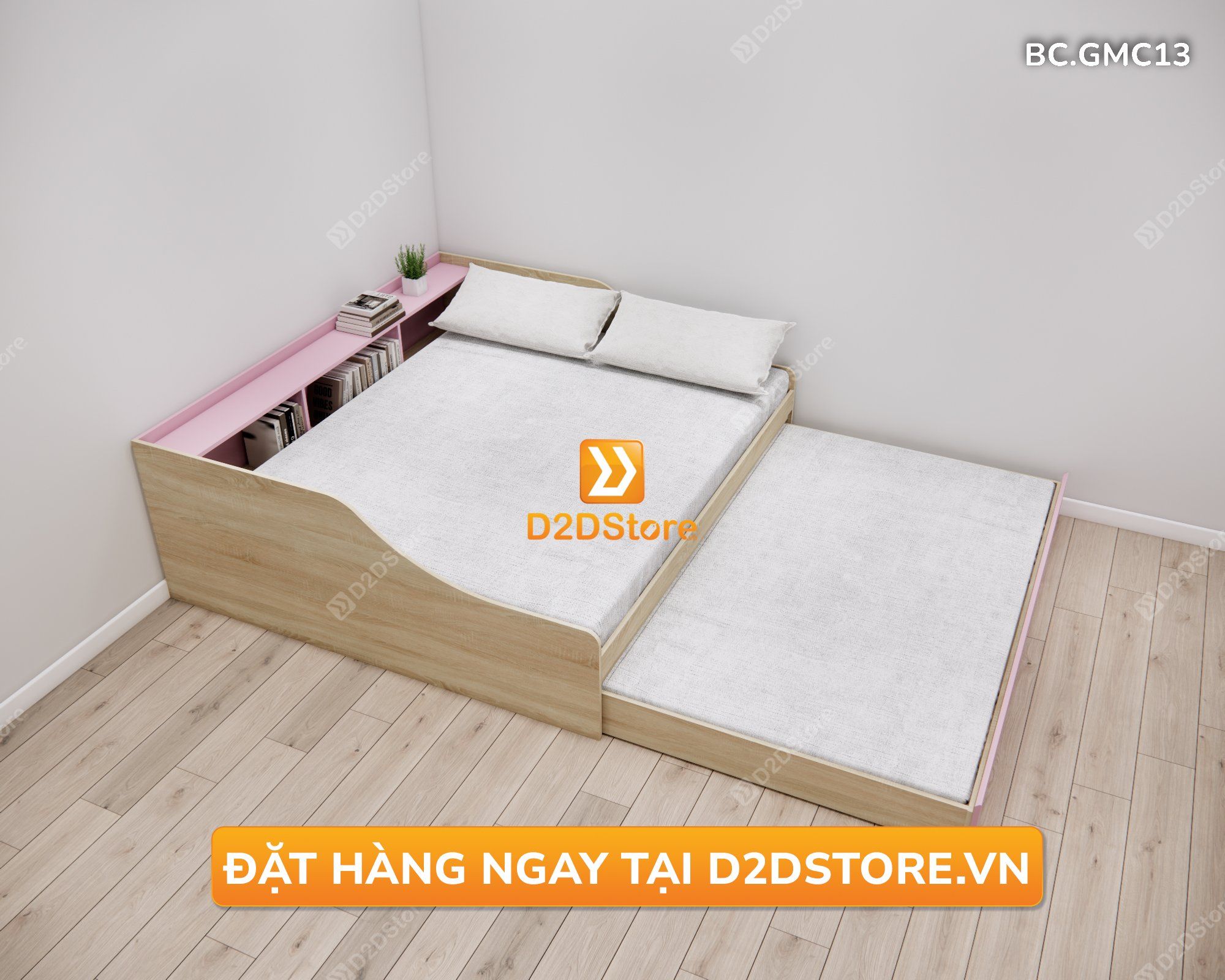  Giường mẹ bồng con thông minh nhiều kích thước mã BC.GMC13 