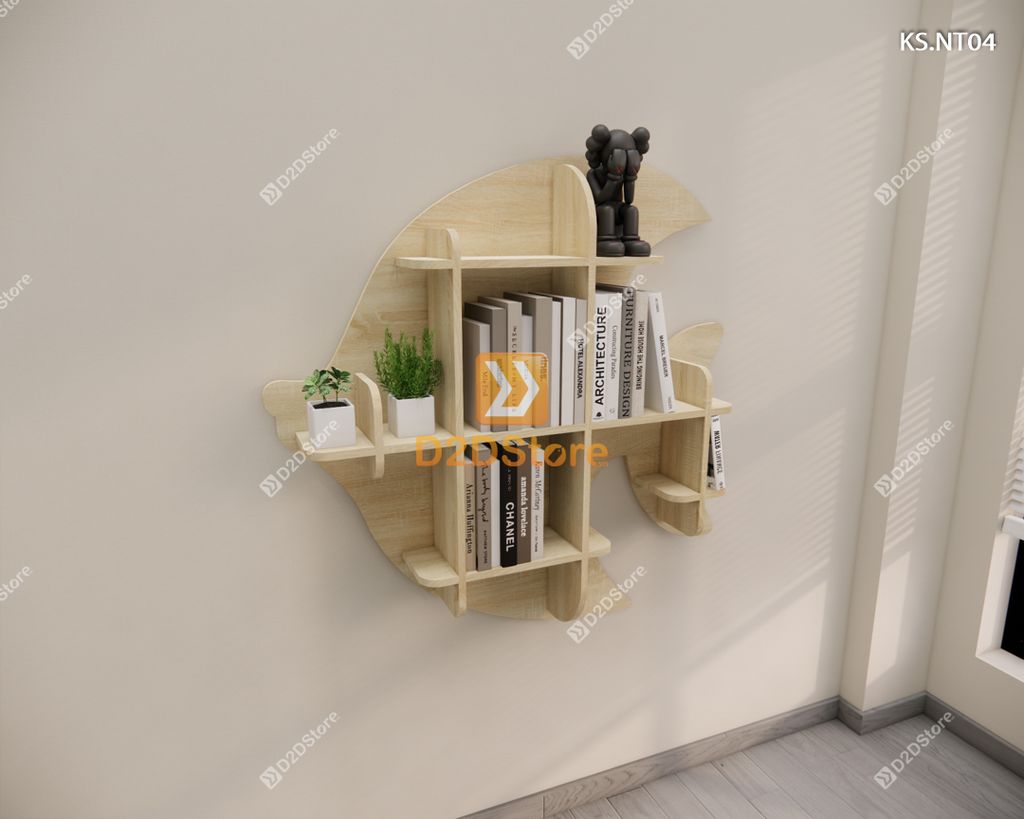 Kệ trang trí nghệ thuật KS.NT04