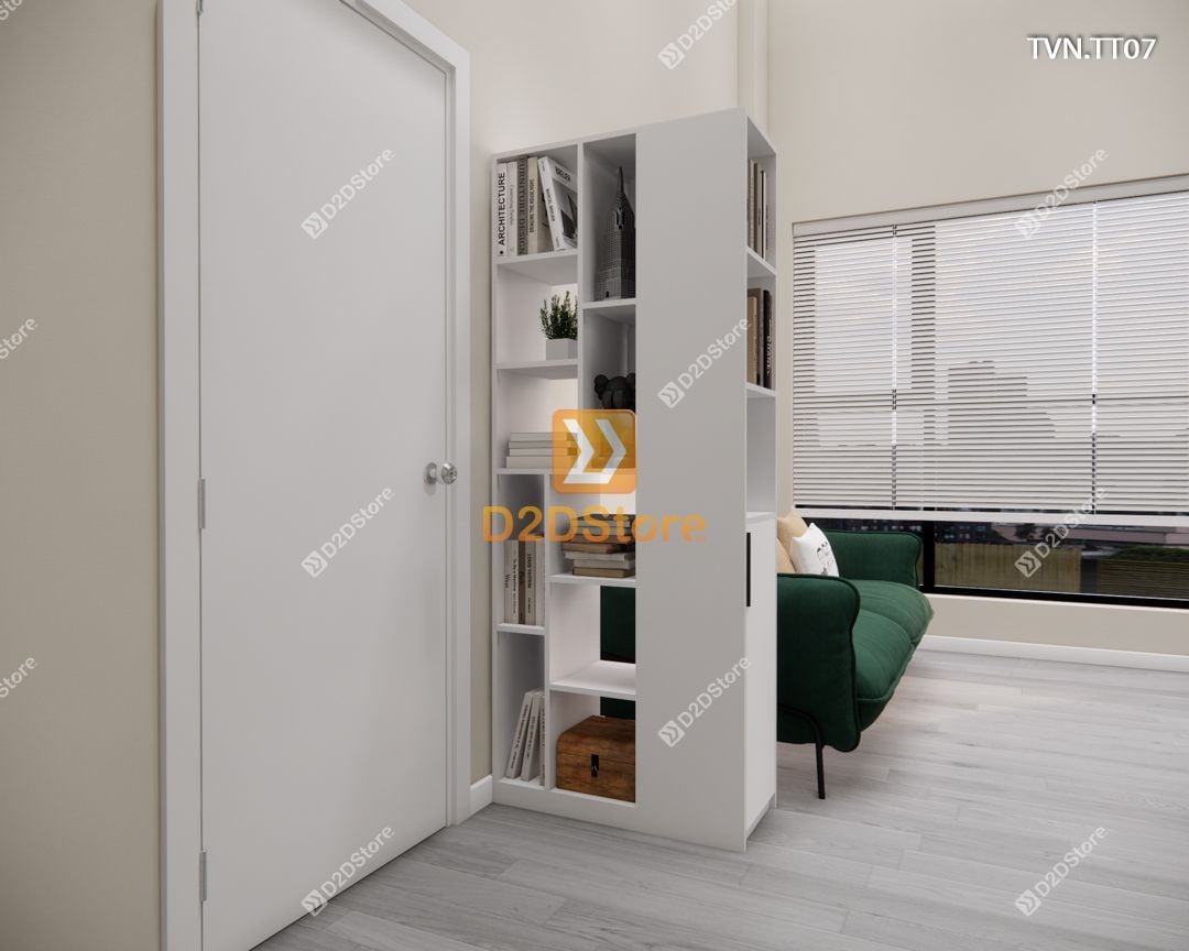  Kệ tủ vách ngăn trang trí TVN.TT07 