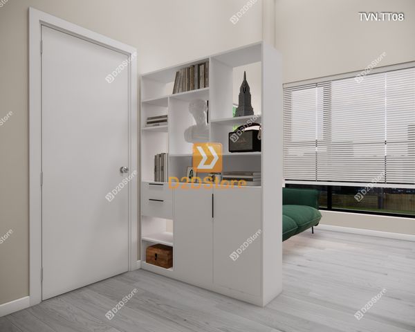 Kệ tủ vách ngăn trang trí TVN.TT08