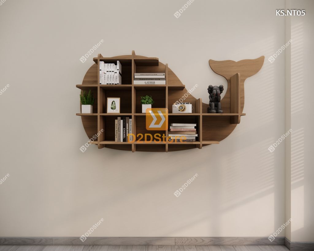 Kệ trang trí nghệ thuật KS.NT05