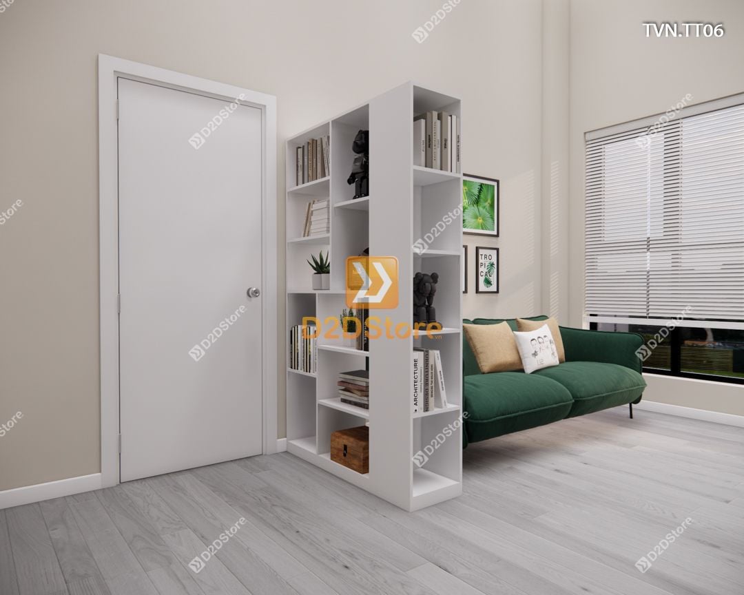  Kệ tủ vách ngăn trang trí TVN.TT06 