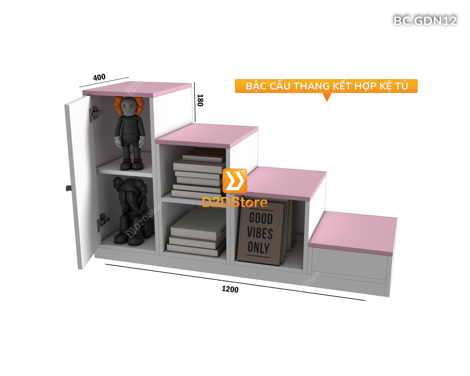  Giường đa năng kết hợp tủ áo và bàn học mã BC.GDN12 