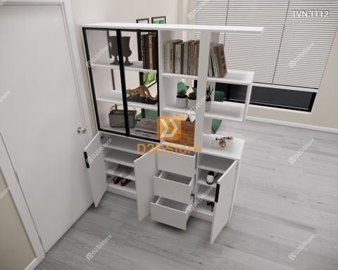 Kệ tủ vách ngăn trang trí TVN.TT12