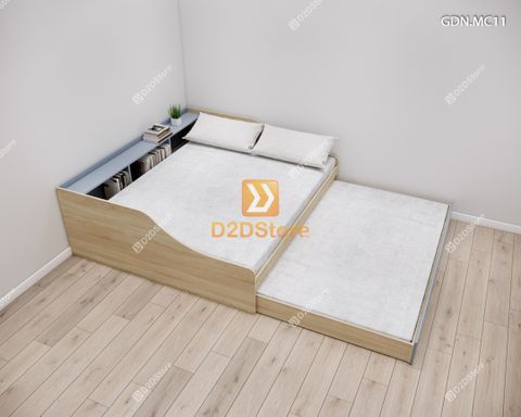 Giường kéo 2 tầng mẹ bồng con GDN.MC11