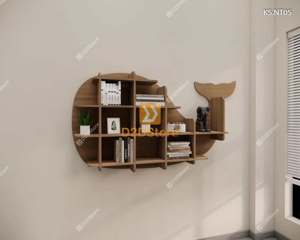 Kệ trang trí nghệ thuật KS.NT05