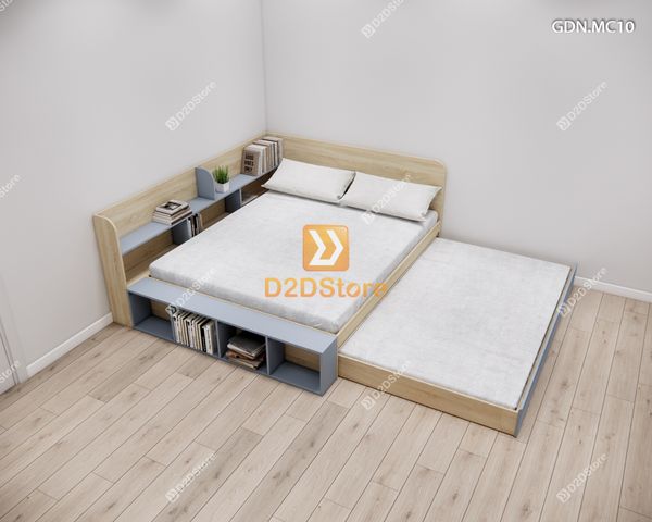 Giường kéo 2 tầng mẹ bồng con GDN.MC10