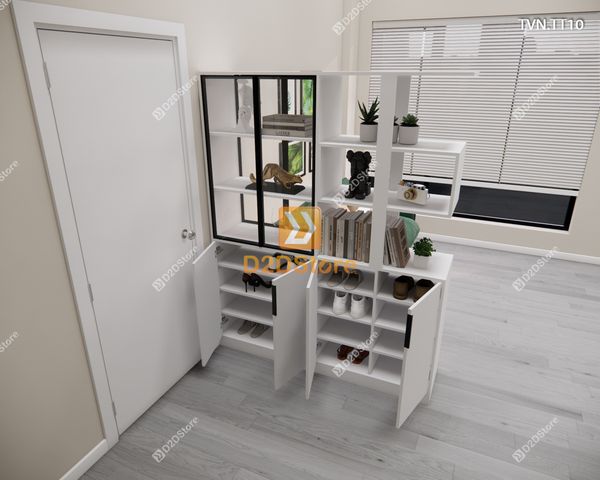 Kệ tủ vách ngăn trang trí TVN.TT10