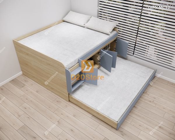 Giường kéo 2 tầng mẹ bồng con GDN.MC12