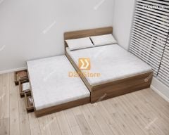 Giường kéo 2 tầng mẹ bồng con GDN.MC06