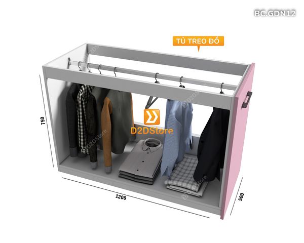 Giường đa năng kết hợp tủ áo và bàn học mã BC.GDN12