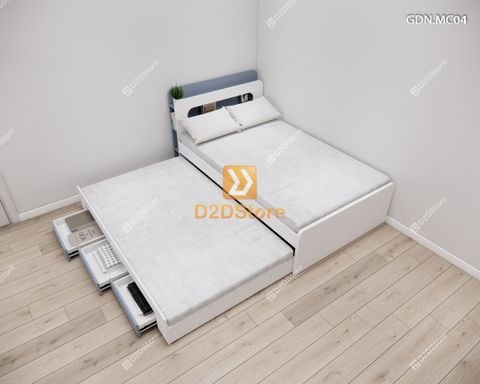 Giường kéo 2 tầng mẹ bồng con GDN.MC04