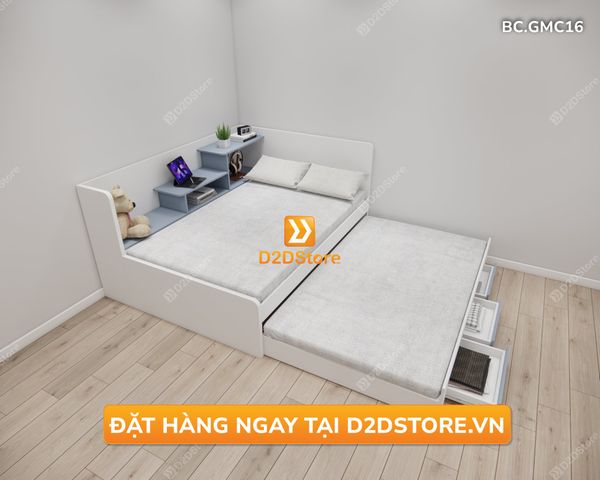 Giường kéo 2 tầng thông minh nhiều kích thước mã BC.GMC16