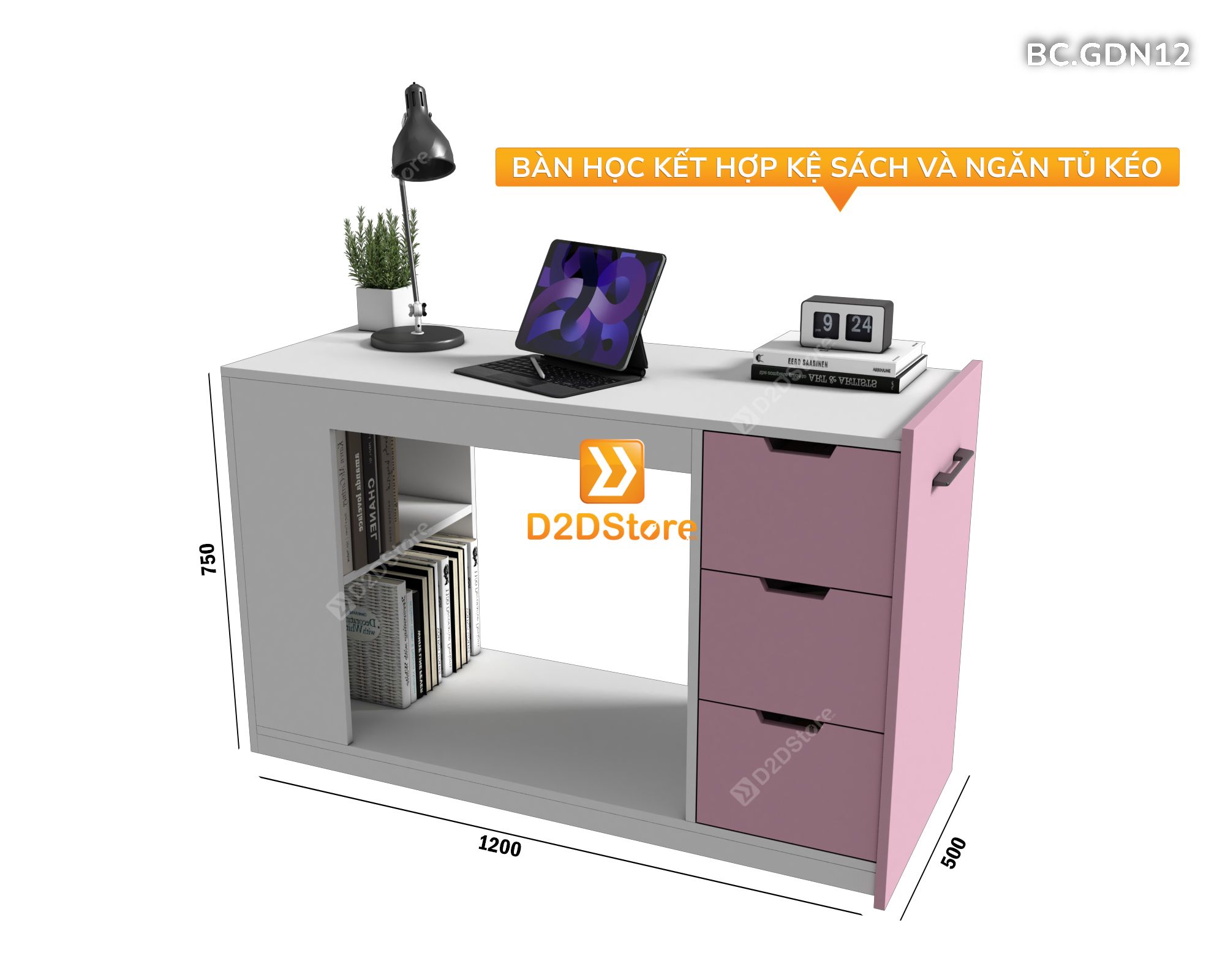  Giường đa năng kết hợp tủ áo và bàn học mã BC.GDN12 