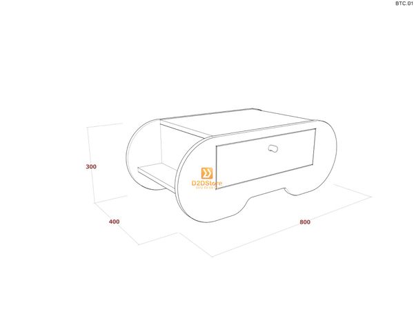 Bàn trà sofa cao BTC.01