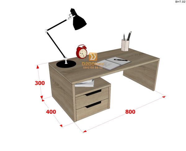 Bàn học thấp cho bé BHT.02