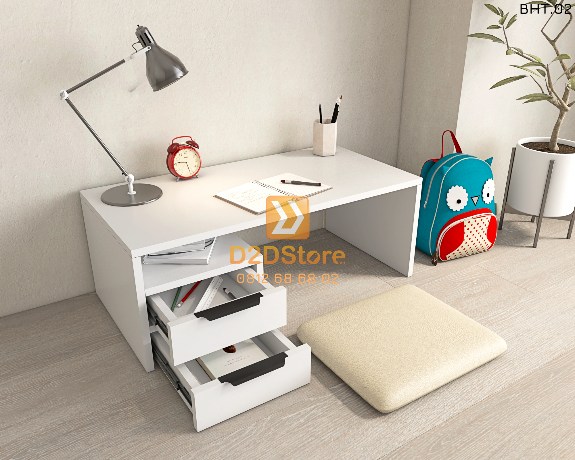  Bàn học thấp cho bé BHT.02 