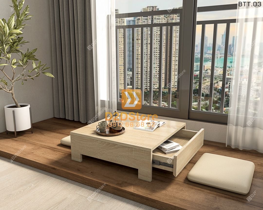  Bàn trà thiền thấp BTT.03 