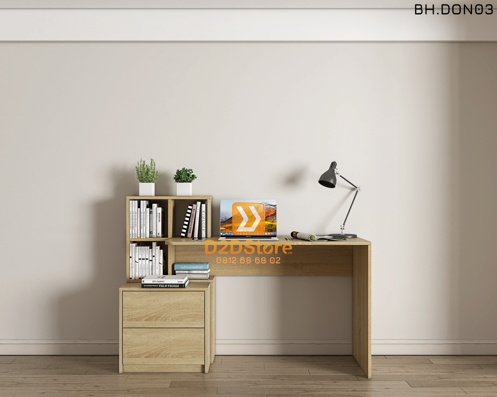  Bàn học đơn cho bé BH.DON03 