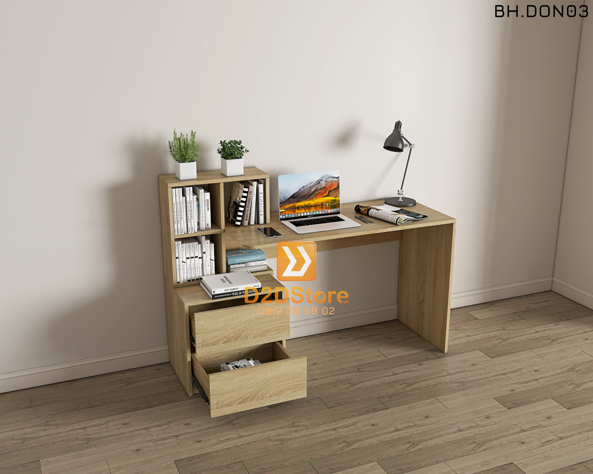  Bàn học đơn cho bé BH.DON03 