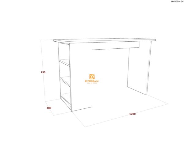 Bàn học đơn cho bé BH.DON04