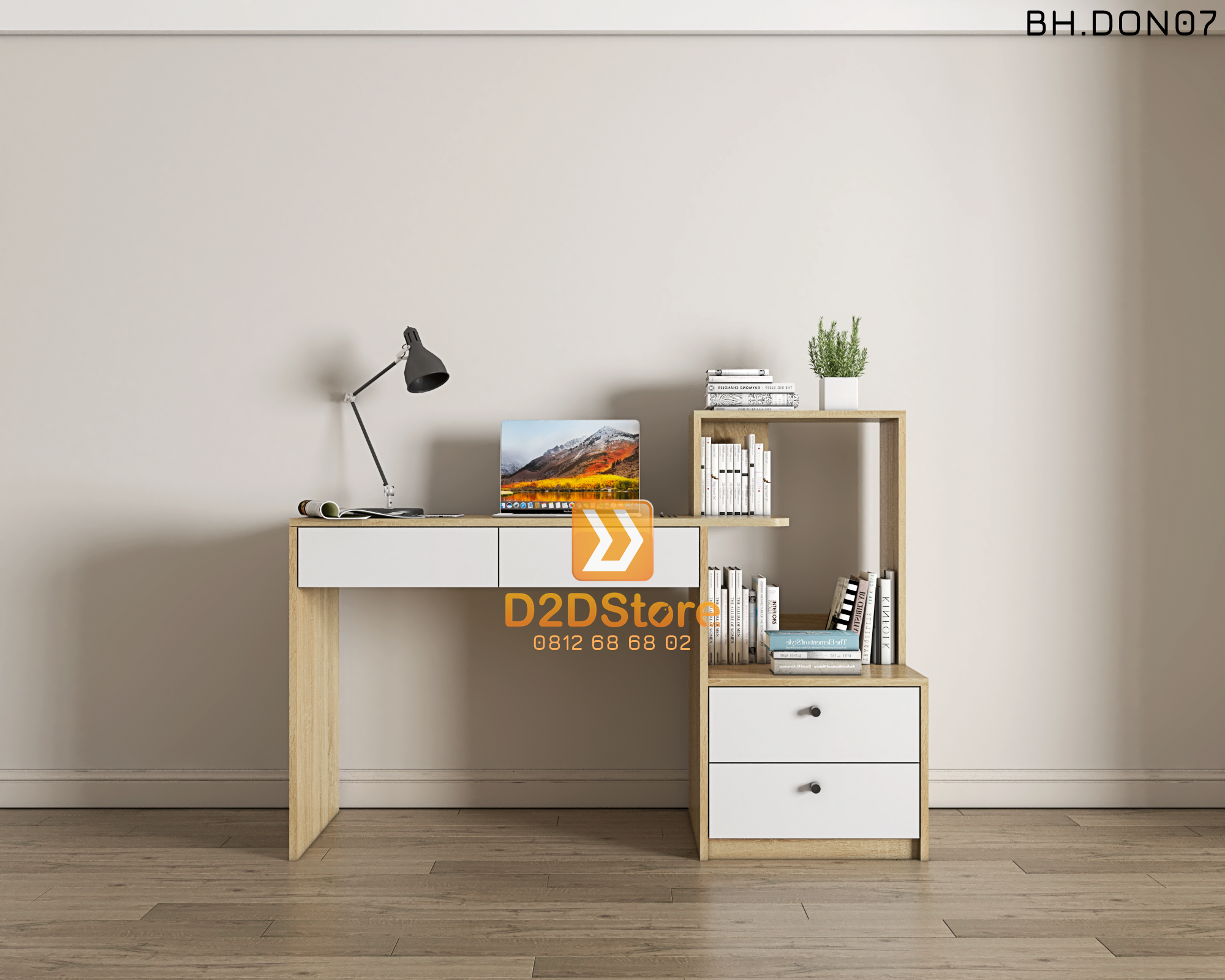  Bàn học đơn cho bé BH.DON07 