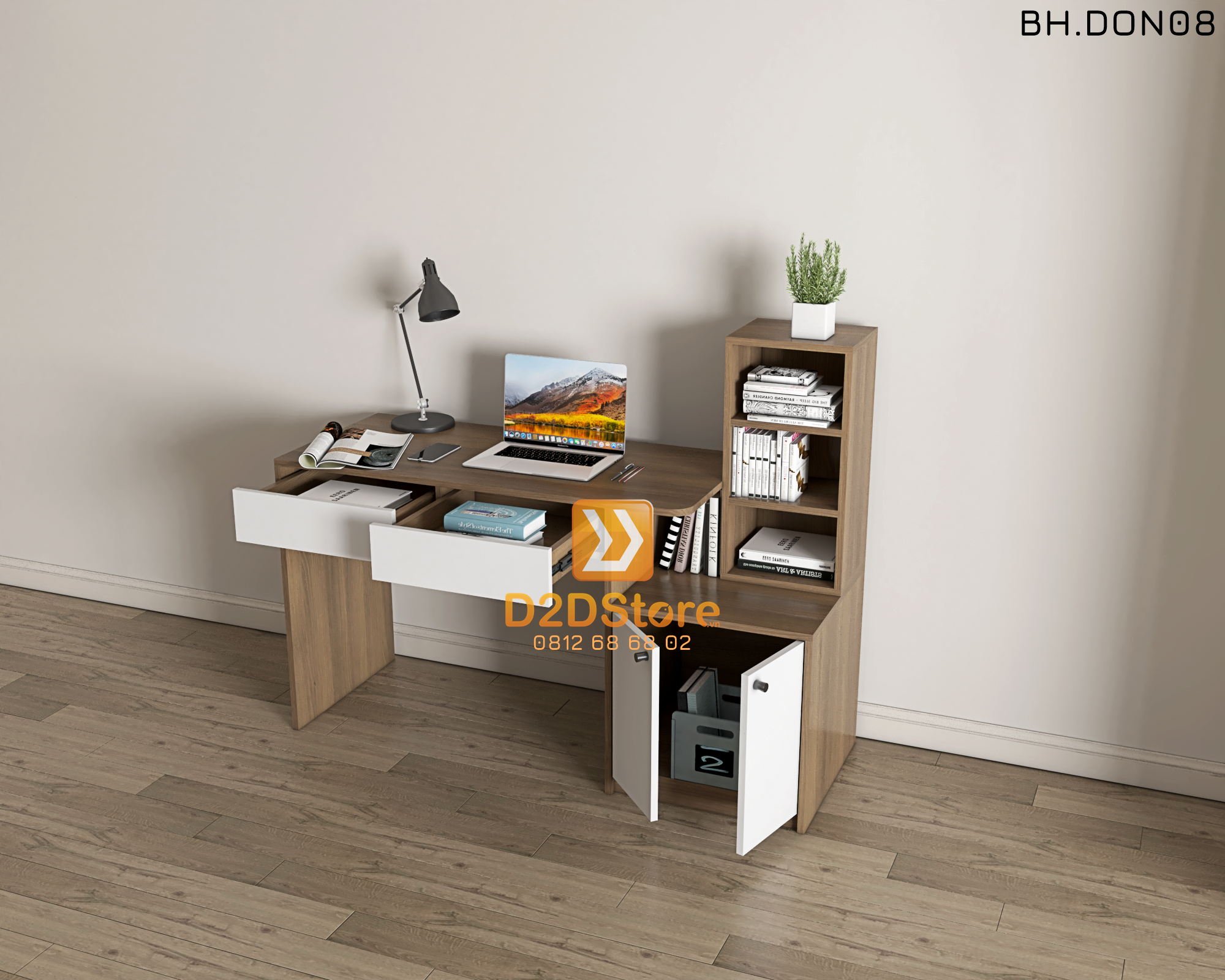  Bàn học đơn cho bé BH.DON08 