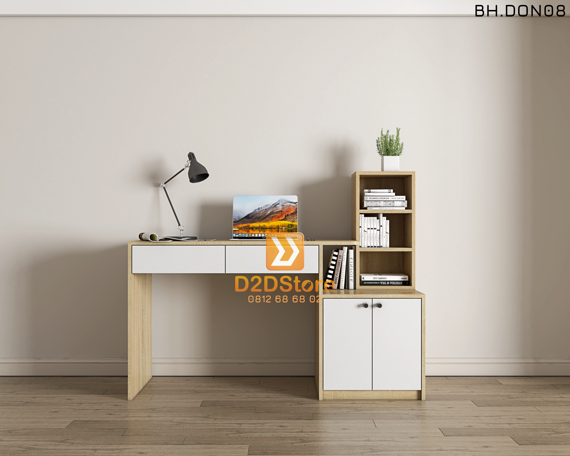  Bàn học đơn cho bé BH.DON08 