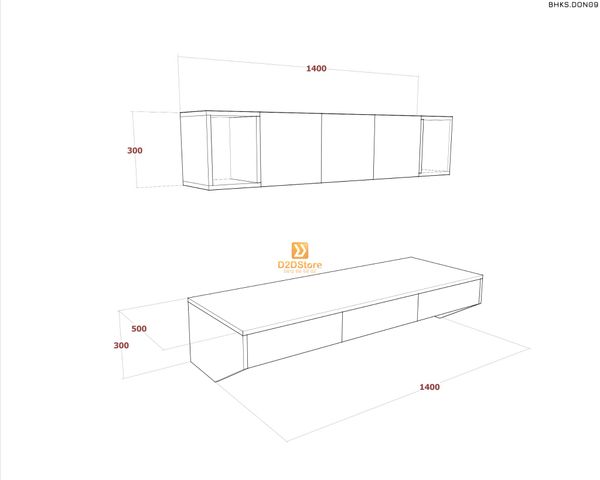 Bàn học đơn cho bé có kệ sách BHKS.DON09