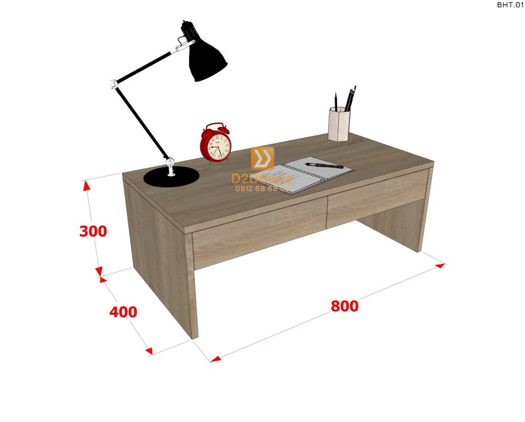 Bàn học thấp cho bé BHT.01