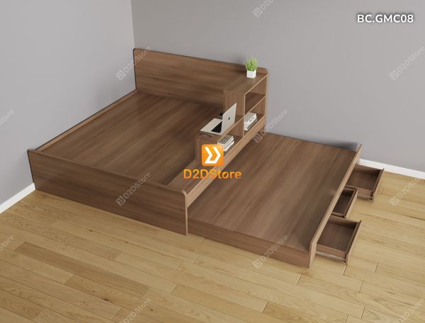 Giường kéo 2 tầng thông minh nhiều kích thước mã BC.GMC08