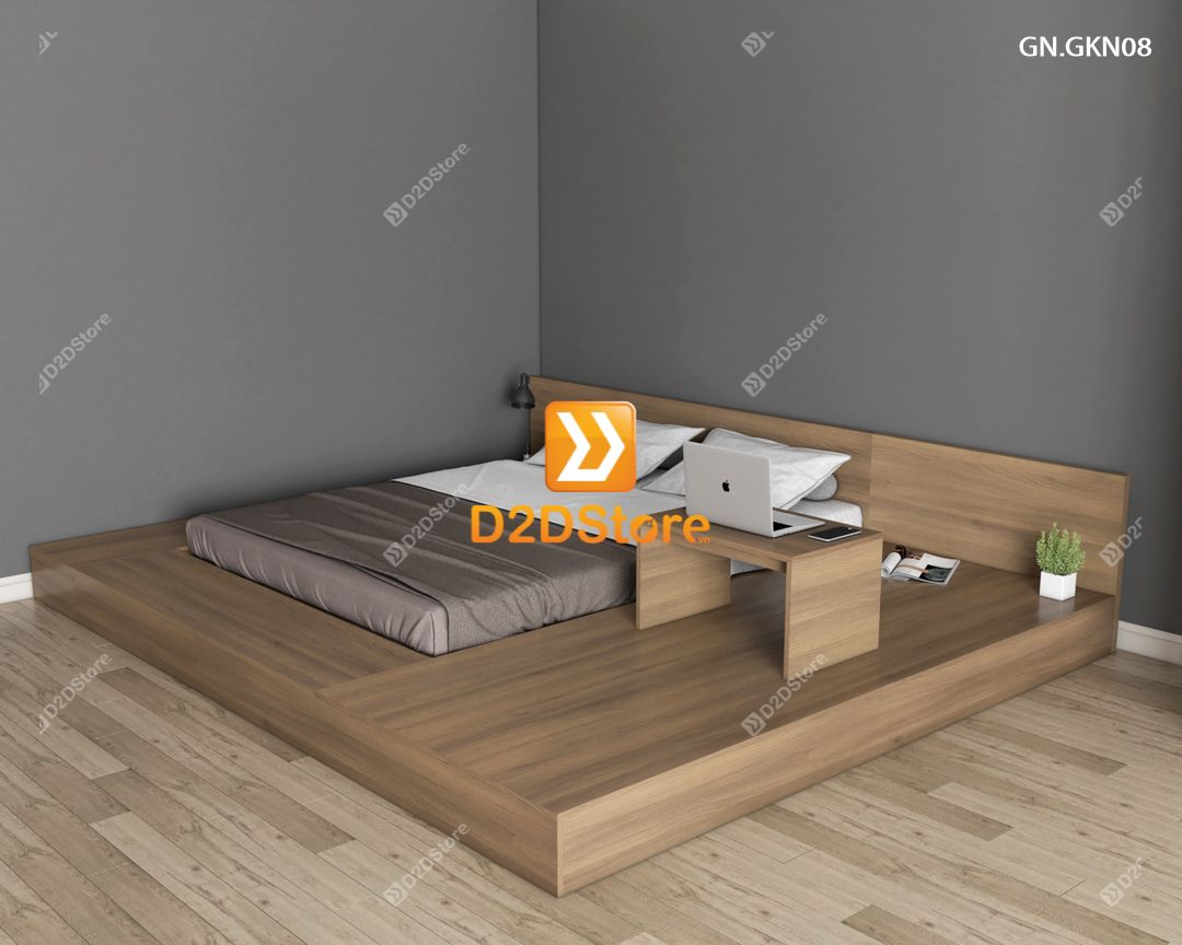  Giường ngủ thấp kiểu Nhật GN.GKN08 