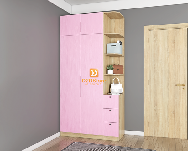 Tủ áo melamine cánh mở TA.MCM04