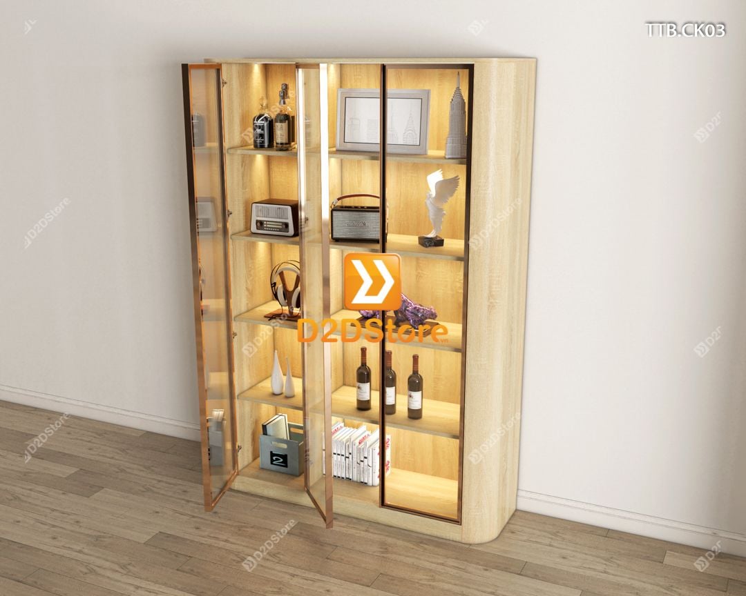  Tủ trưng bày cánh kính TTB.CK03 