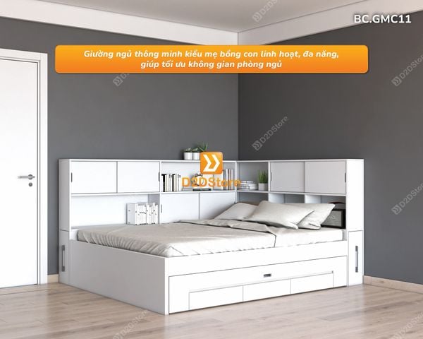 Giường mẹ bồng con thông minh nhiều kích thước mã BC.GMC11