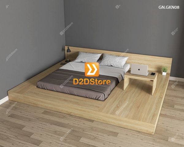 Giường ngủ thấp kiểu Nhật GN.GKN08
