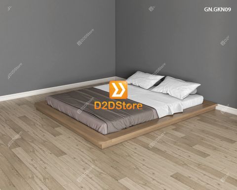 Giường ngủ thấp kiểu Nhật GN.GKN09