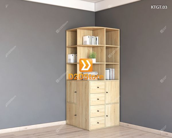 Kệ tủ góc tường KTGT.03