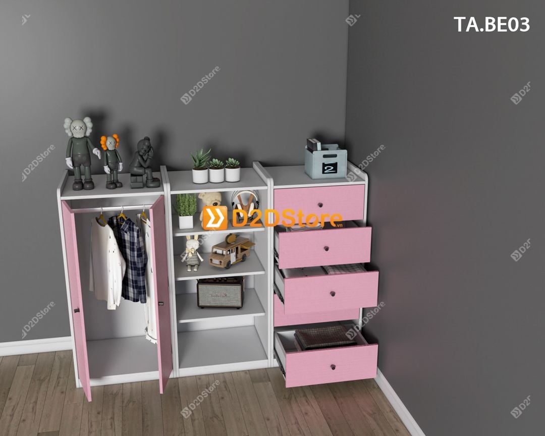  Tủ quần áo cho bé TA.BE03 