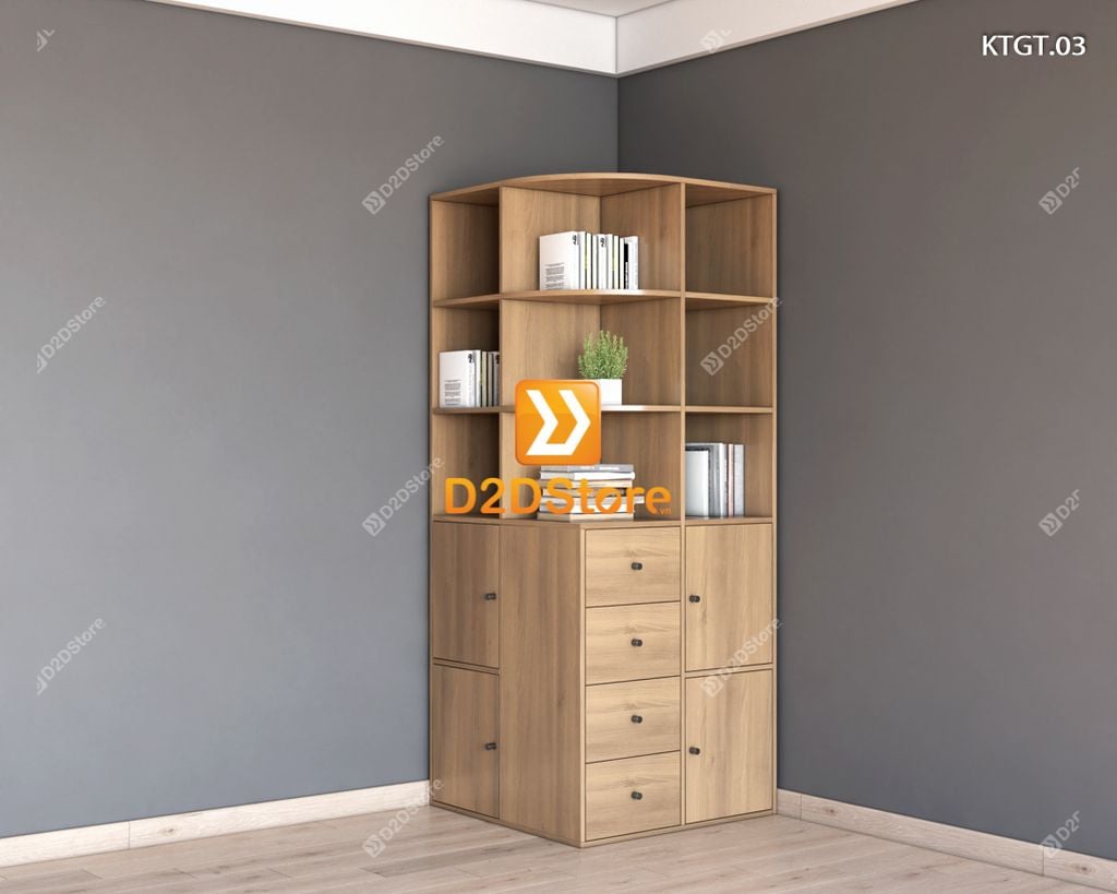 Kệ tủ góc tường KTGT.03