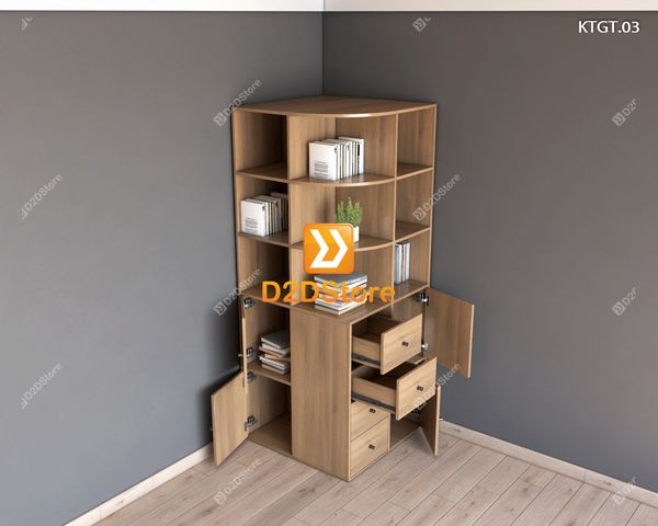Kệ tủ góc tường KTGT.03