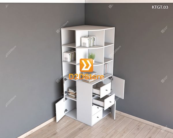 Kệ tủ góc tường KTGT.03