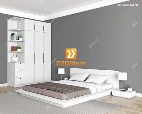 Bộ giường tủ phòng ngủ bố mẹ BGT.BM06-160.240