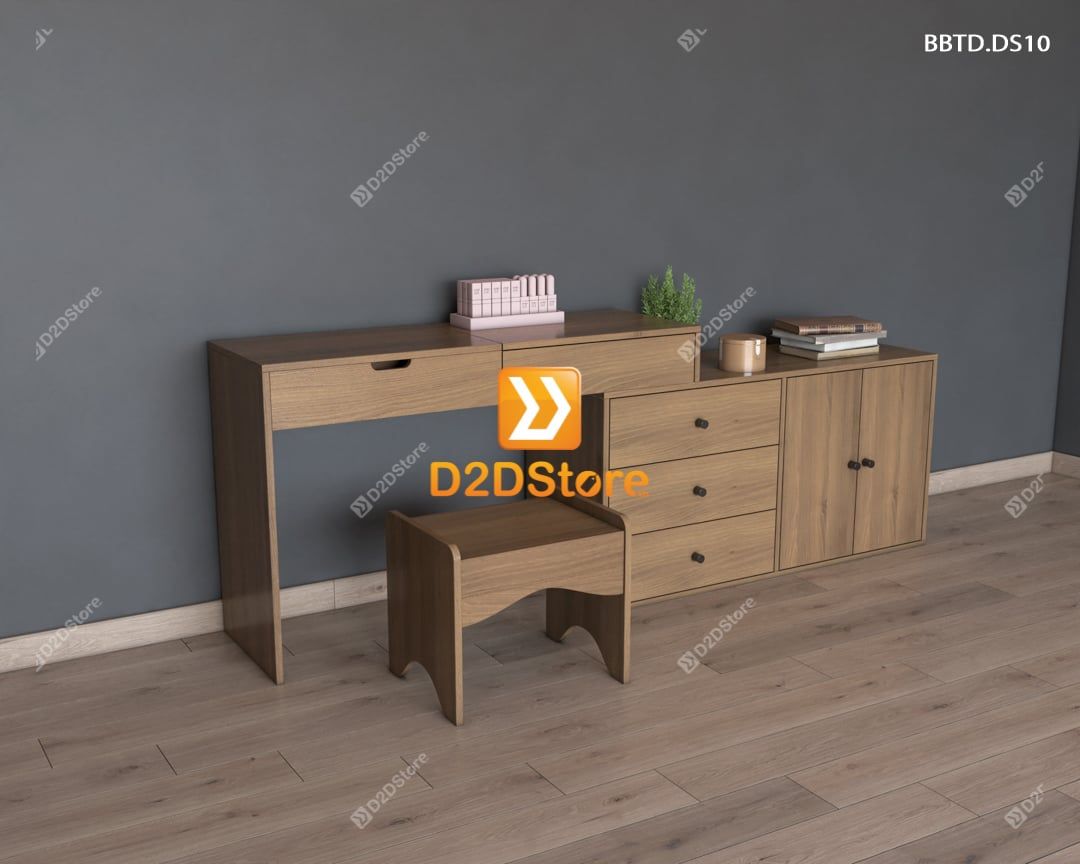  Bộ bàn trang điểm để sàn BBTD.DS10 