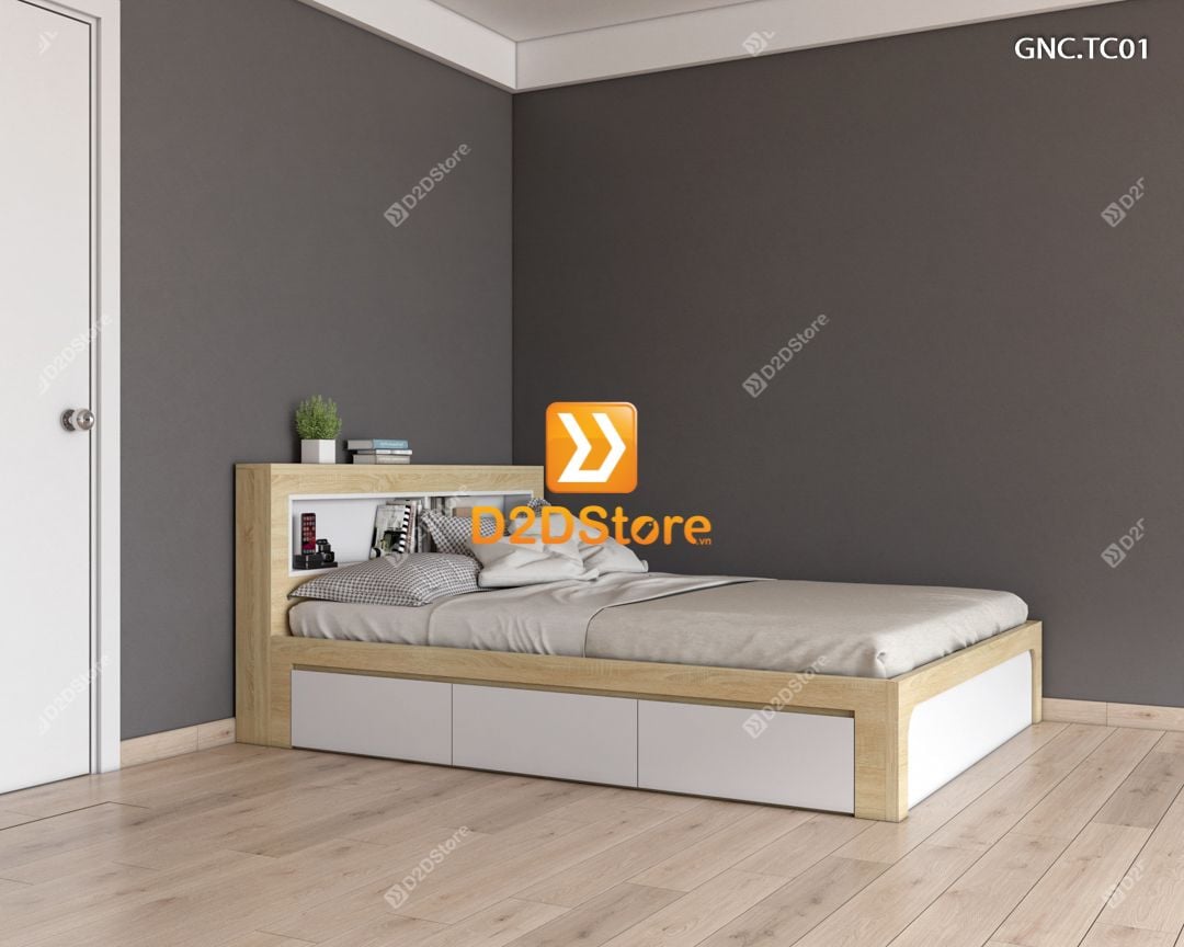  Giường ngủ hiện đại GNC.TC01 