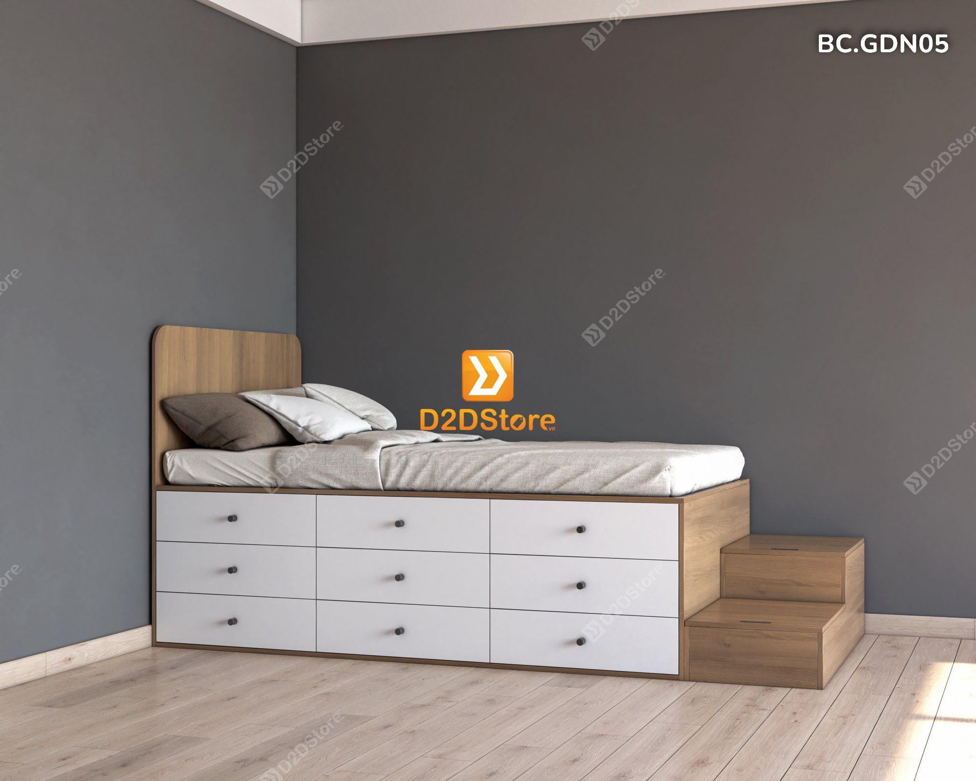  Giường đa năng thông minh nhiều kích thước mã BC.GDN05 