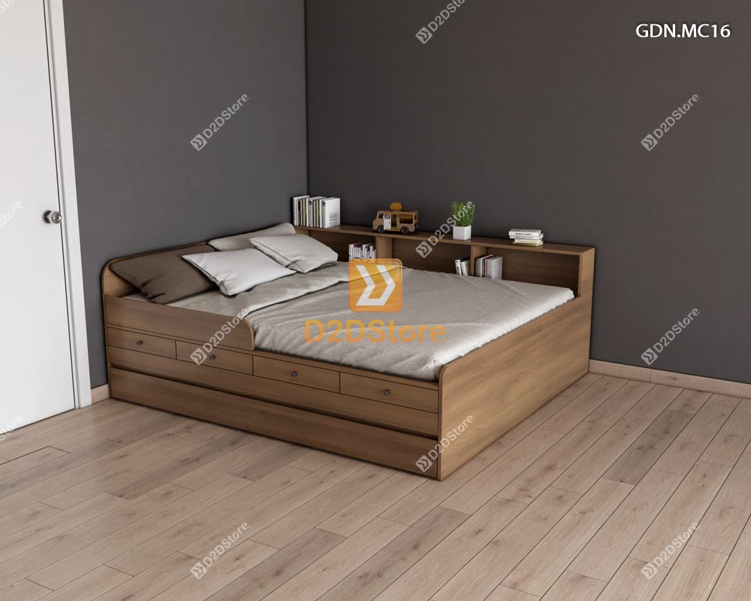  Giường kéo 2 tầng mẹ bồng con GDN.MC16 