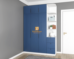 Tủ áo melamine cánh mở TA.MCM06